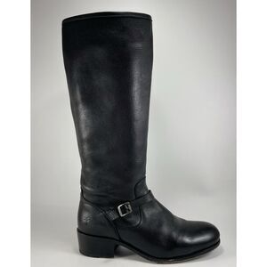 FRYE Lynn Strap Tall Zipper Riding Boots Sz 7.5, $325
